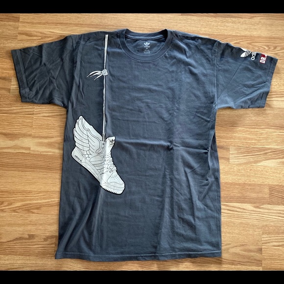 Adidas gray tshirt (sneaker con circa 2010-11) - Picture 1 of 3